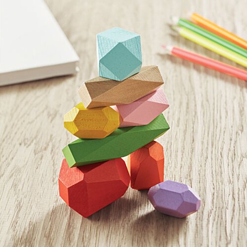 Additional Image 4 - a stack of colorful blocks