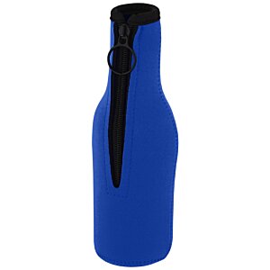 Additional Image 4 - a blue water bottle with a black strap