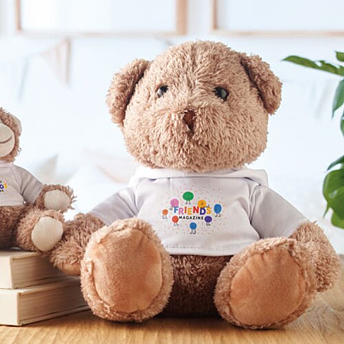 Additional Image 4 - a stuffed bear sitting on a table