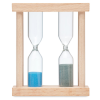 View Image 4 of 4 of Set of 2 Wooden Sand Timer