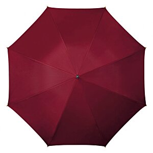 Additional Image 2 - a red umbrella with a black handle