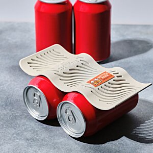 Additional Image 8 - a group of red cans with a paper on top