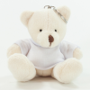 a stuffed animal with a white shirt