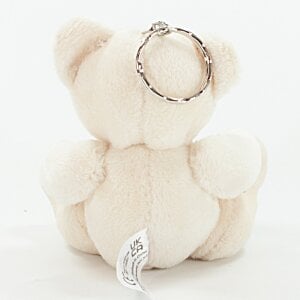 Additional Image 4 - a stuffed animal with a ring on its nose