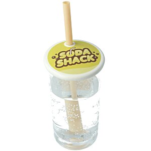 Additional Image 1 - a glass with a straw in it