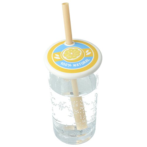 Additional Image 2 - a glass with a straw and water