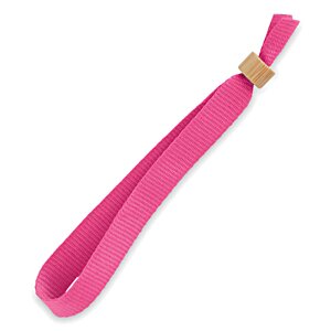 Additional Image 1 - a pink tie with a rubber band