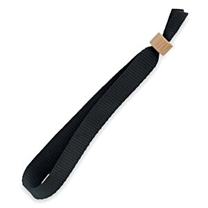 Additional Image 9 - a black tie with a brown band