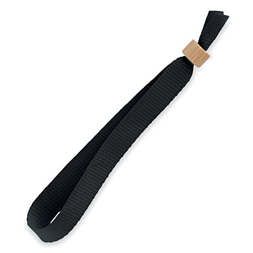 Additional Image 9 - a black tie with a brown band