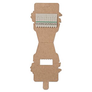 Additional Image 4 - a brown cardboard object with a white label