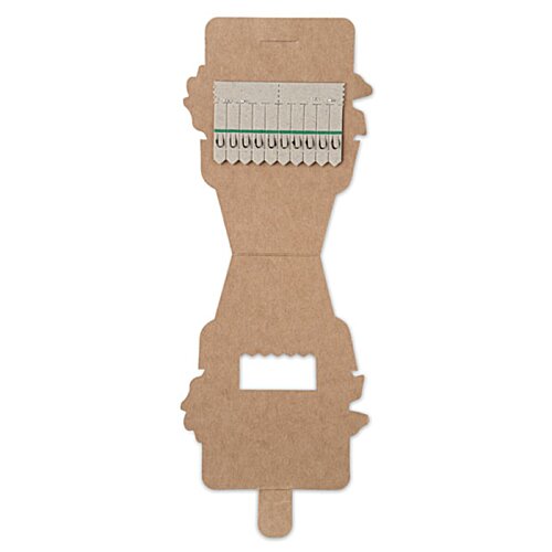 Additional Image 4 - a brown cardboard object with a white label