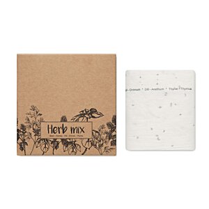 Additional Image 1 - a brown square with black writing on it