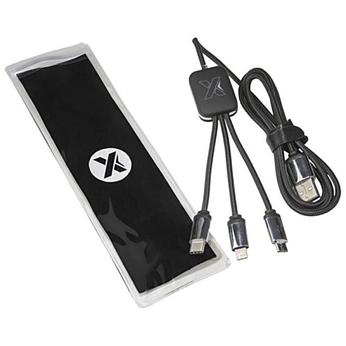 Additional Image 1 - a black rectangular object with a black case and cables