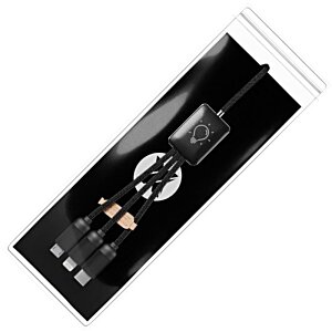 Additional Image 1 - a black and white package with a black and white design