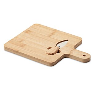Additional Image 2 - a wooden cutting board with a knife