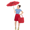 Additional Thumbnail Image 11 - a woman holding an umbrella and a bag