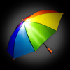 View Image 3 of 10 of FARE Kids Rainbow Skylight Umbrella
