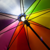 View Image 5 of 10 of FARE Kids Rainbow Skylight Umbrella