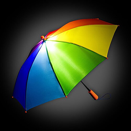 Additional Image 2 - a colorful umbrella on a black background
