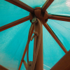 View Image 3 of 6 of 2m Wooden Parasol