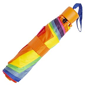 Additional Image 8 - a colorful umbrella with a blue string