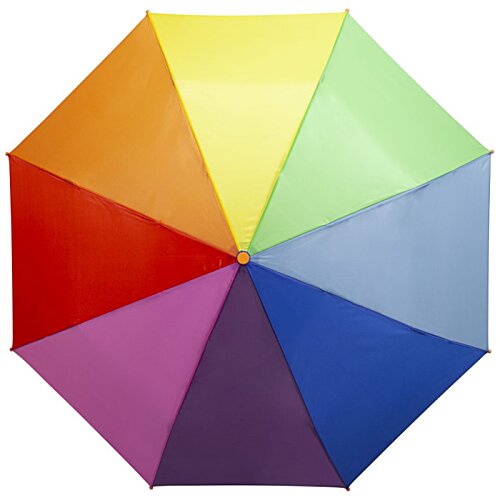 Additional Image 2 - a colorful umbrella with many colors