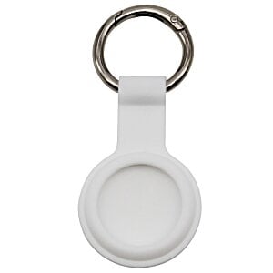 Additional Image 1 - a white key chain with a ring