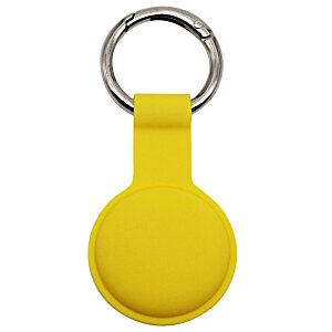 Additional Image 3 - a yellow key chain with a ring