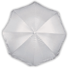 a white umbrella on a white background