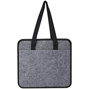 Additional Image 2 - a grey bag with black straps