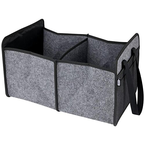 Additional Image 1 - a grey fabric box with a strap
