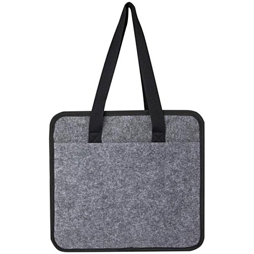 Additional Image 2 - a grey bag with black straps