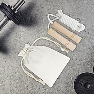 Additional Image 6 - a white bag and wooden sticks on a grey floor