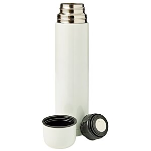 Additional Image 1 - a white and silver thermos