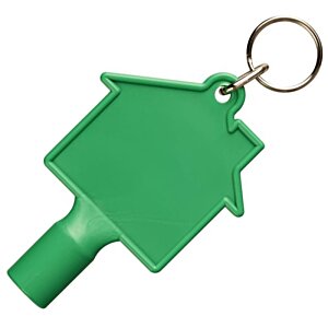 Additional Image 2 - a green whistle with a house shape