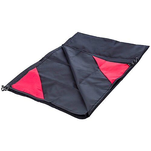 Additional Image 2 - a black and red folded cloth