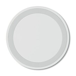 Additional Image 3 - a white plate with a white border