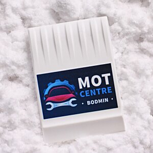 Additional Image 2 - a white box with a blue and red logo