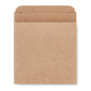 a brown envelope with a white background