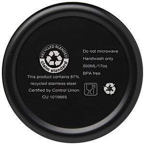 Additional Image 1 - a black circle with white text