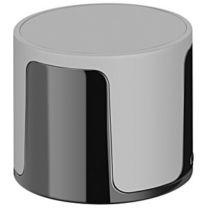 Additional Image 2 - a grey cylinder with a shiny surface