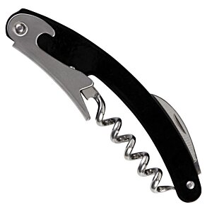Additional Image 2 - a black and silver corkscrew