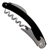 a black and silver corkscrew