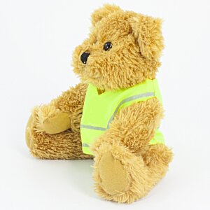 Additional Image 1 - a stuffed animal wearing a yellow vest