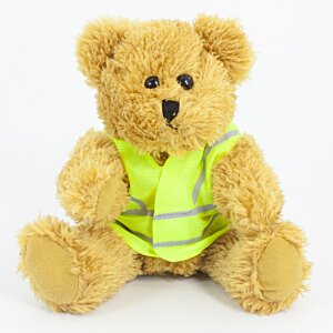 Additional Image 2 - a stuffed bear wearing a yellow vest