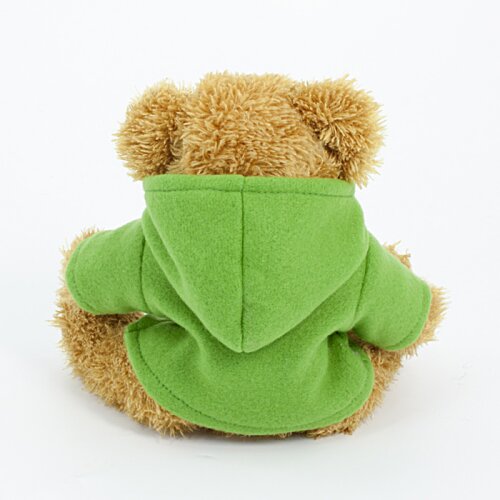 Additional Image 4 - a stuffed animal wearing a green hoodie