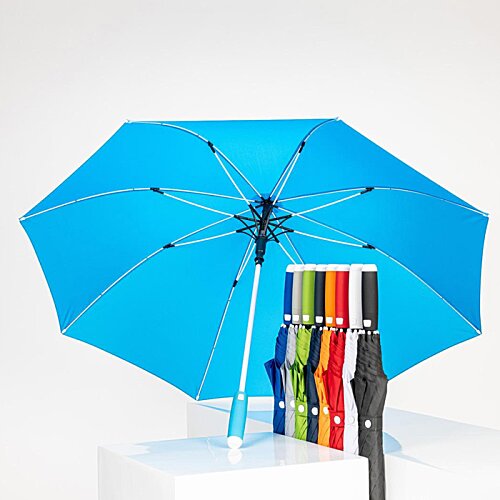 Additional Image 9 - a blue umbrella on a white stand