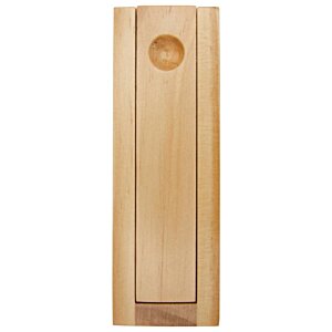 Additional Image 1 - a wooden rectangular object with a hole in the middle