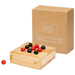 Additional Image 3 - a wooden box with a game on it