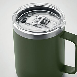 Additional Image 3 - a green mug with a silver lid